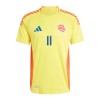 Camiseta de fútbol Colombia Juan Cuadrado 11 Primera Equipación 2024 - Hombre